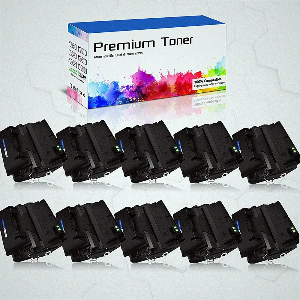 10PK Toner Cartridge Compatiblewith HP Q5942X LaserJet 4250dtn 4200dtn 4300n INK