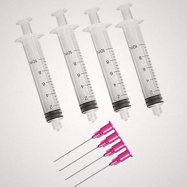 4 x 10ml NEEDLE SYRINGES TO REFILL INK CISS CIS REFILLABLE CARTRIDGES