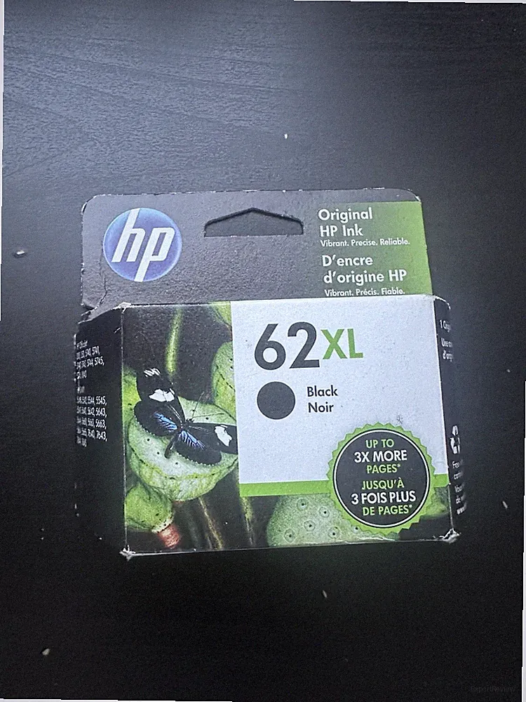 62 XL HP Printer Ink black New in Box EXP Sep 2022 Sealed Box OEM Genuine