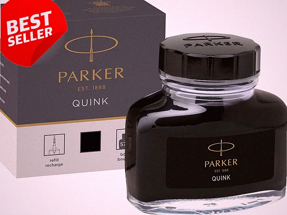 Fountain Pen Ink Bottle, Black QUINK Ink, 57 Ml Fountain Pen Refill
