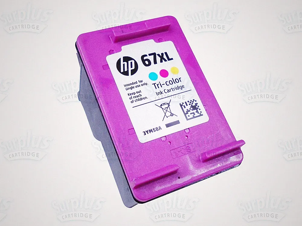 Genuine HP 67XL Color Ink Cartridges 3YM58A DeskJet 2724 2725 2755