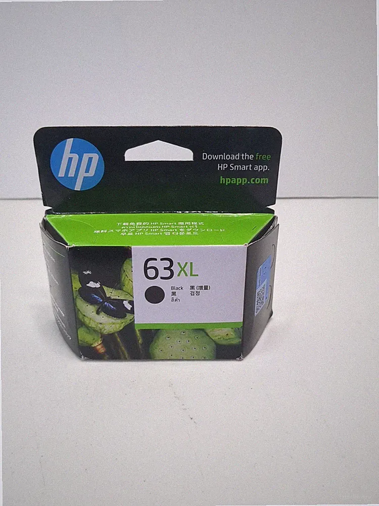 New HP Deskjet 63XL Black Printer Ink Cartridge Dec 2025 & Mar 2026