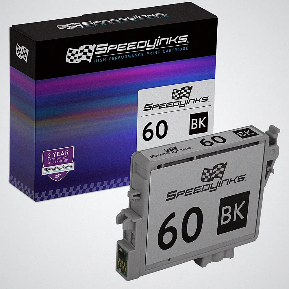 Reman Replacement for Epson T060120 (T0601) Black Pigment Based Ink Cartridge
