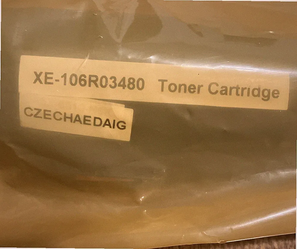 XE-106R03480 Black Toner Printer Ink Cartridge, NEW-SEALED (1121)